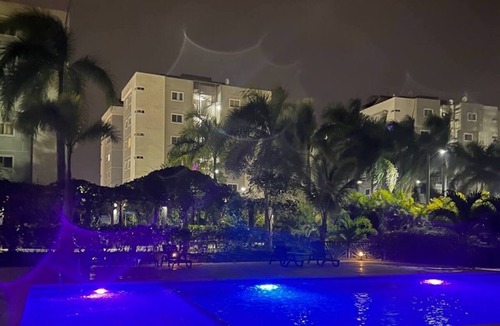 Punal Condo | Spacious Condo with Pool, Gym, and Central AC in Santiago