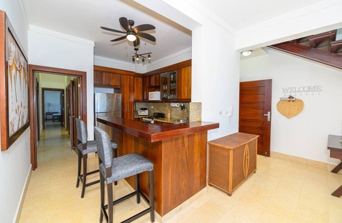 Sosua Condo | Spacious 4-bedroom condo with WiFi and AC in serene BlueGreen Oceanfront Condos