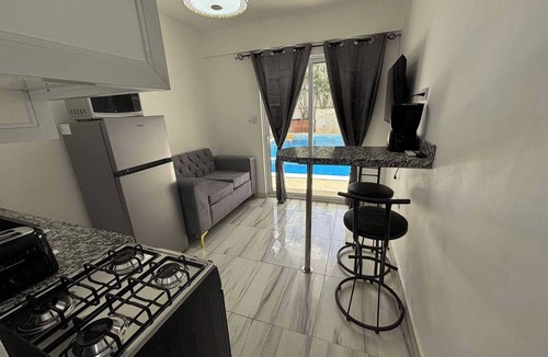 El Batey Apartment | Studio facing the pool in the heart of Sosua
