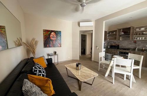 Dominicus Apartment | Sunset Paradise Tracadero Apartment: Sea pools access Private Garden WorkSpace