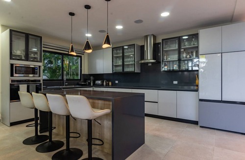 Bavaro Villa | Villa Cheryl: NEW modern luxe villa w/pool, gym, movie room & BBQ