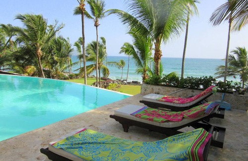 Las Galeras Villa | Villa Los Gorgones, ocean-front, near beach, sleeps 9