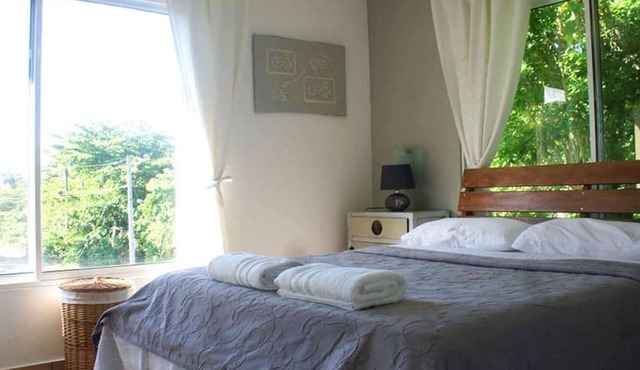 2BD guest-friendly condo in downtown Cabarete, gated residence with pool