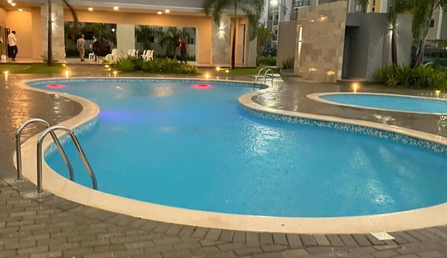 3 bedroom apartment, Santiago, pool, playground, 3 Tv,