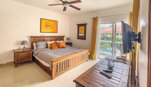 3BD apt in central Cabarete, steps from beach