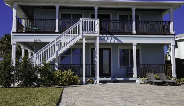 5 bdrm 4 bath Ocean View Home located on North Beach NSB! in New Smyrna Beach
