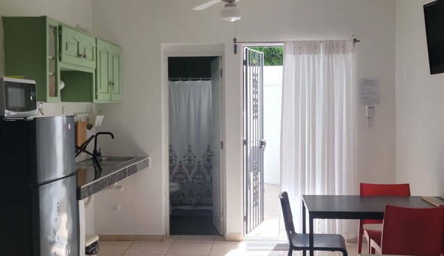 #7 -Soothing apartment with AC in Rio San Juan that fits 7 guests, WiFi, AC,pool