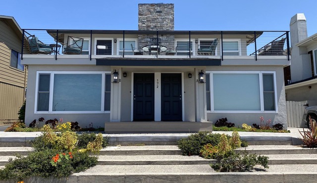 Beach House Overlooking Seacliff State Park and Rio Del Mar Beach, Aptos in Aptos