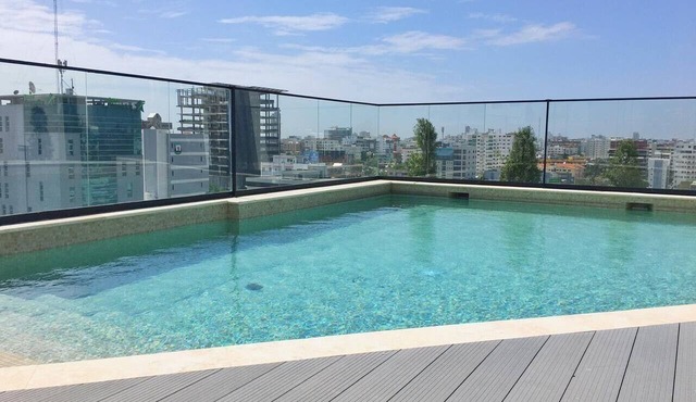Beautiful apartment in Piantini and spectacular terrace with swimming pool