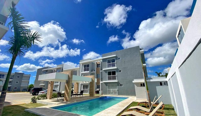 Caribbean-style apartment with pool in Punta Cana