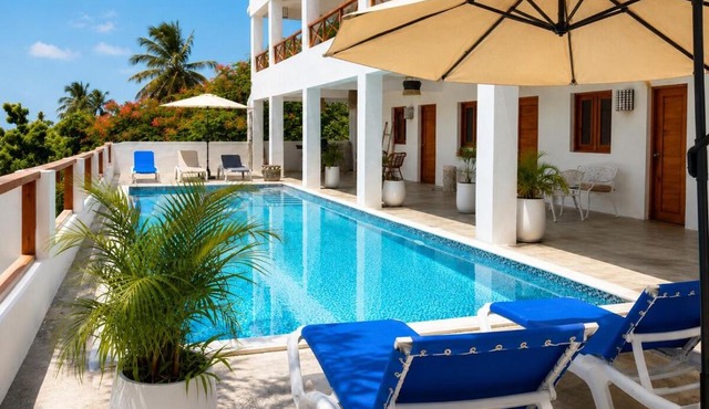 Casa flor - 16 pax, vista al mar, 2 min de la playa