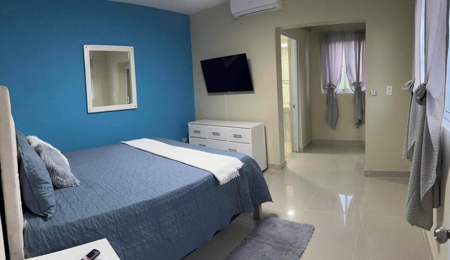 Cozy 1-bedroom condo in amazing Andrés with WIFI , AC ,pool and ocean view