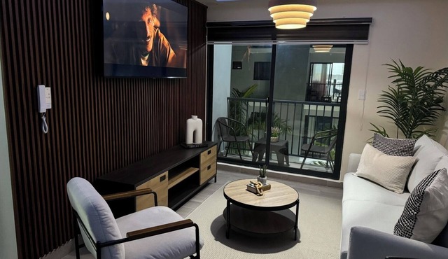 Cozy 2-bedroom apartment in Punta Cana in a safe, Gated community with AC, WiFi.