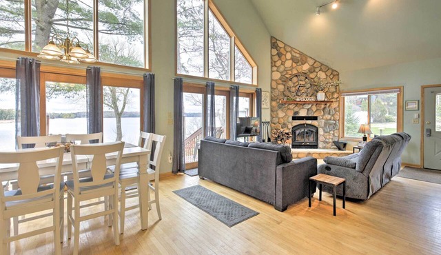 Cozy Dam Lake Escape w/Dock, Yard & Water Access! in Eagle River