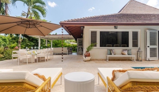 Cozy Villa in Casa De Campo with a Golf view, 3 mins away from beach.