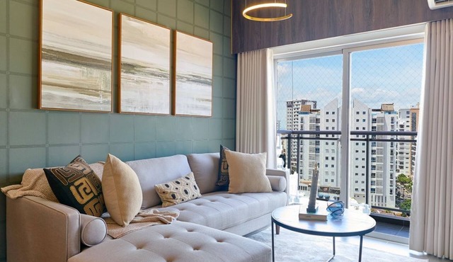 Espectacular apartamento en Naco wifi/pool/gym