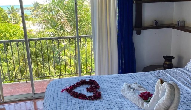 Excelente villa frente a la playa ideal para vacaciones o reuniones