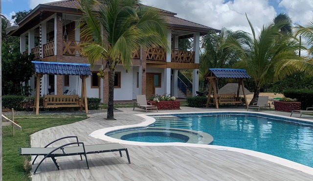 Fabulous 8-bedroom villa with AC in vibrant Higuey
