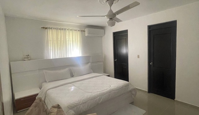 Gated residential apartment, 2 bedrooms and two bathrooms. 24/7 security
