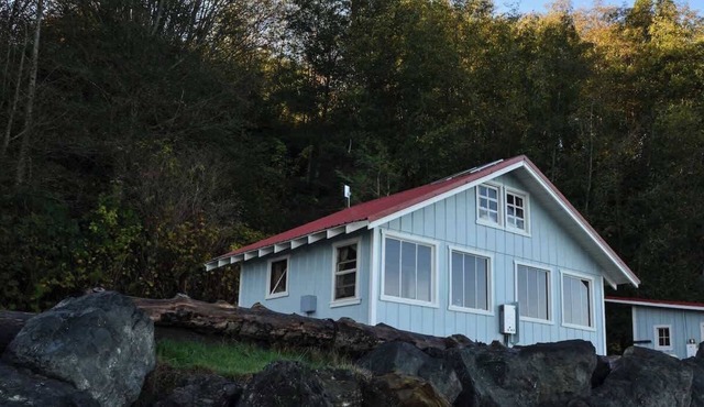 Halibut Hole Olympic Beach Cabin on the Strait of Juan De Fuca in Port Angeles