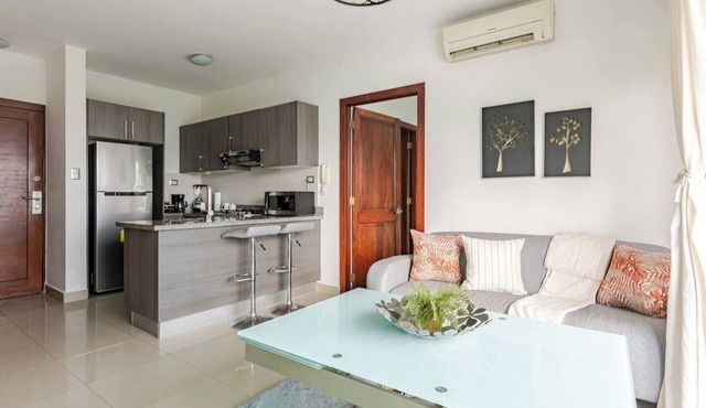 Hermoso apartamento con vista a la ciudad