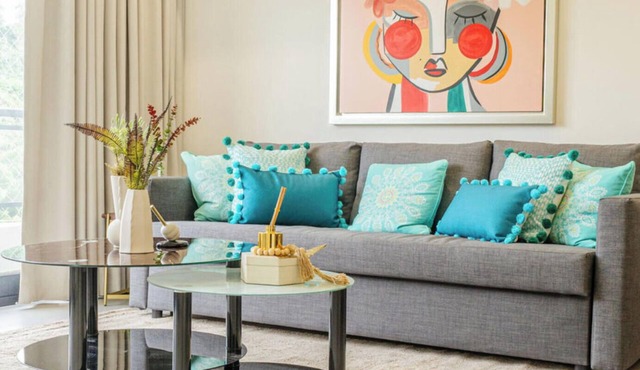 Modern 2-Bedroom Apartment- Spectacular Views of Mirador Sur in Santo Domingo