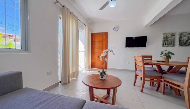 New 2BR APT in Sosua town, close to strip and next to supermarket
