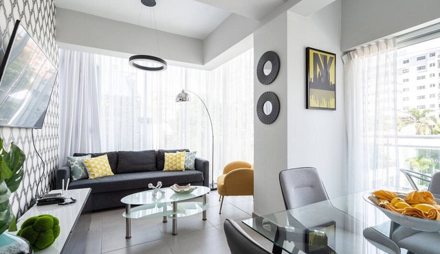NEW COZY APT | 1 br | piantini Near BLUE MALL