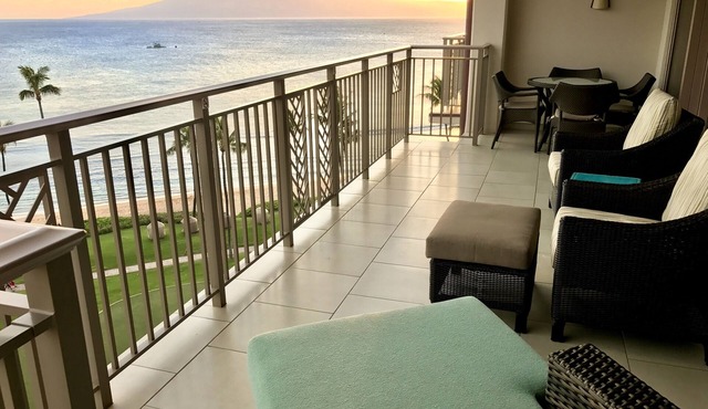 Ocean Front Sunset & Whale-Watching Views at Hyatt Vacation Club in Lahaina