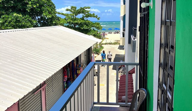 OCEAN VIEW,safe area 1 bedroom apt , Dorada Beach El Pueblito, Puerto Plata