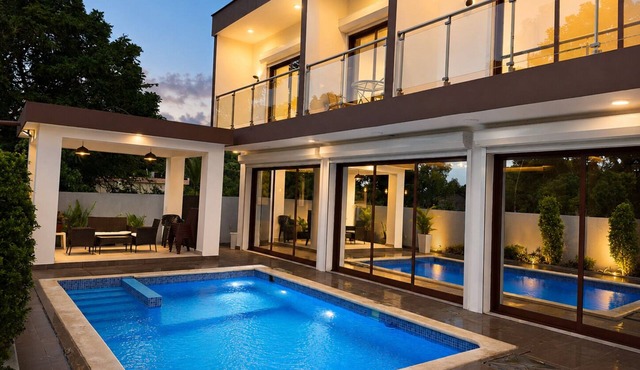 Perfect 5-bedroom villa with AC and private pool in peaceful Río San Juan
