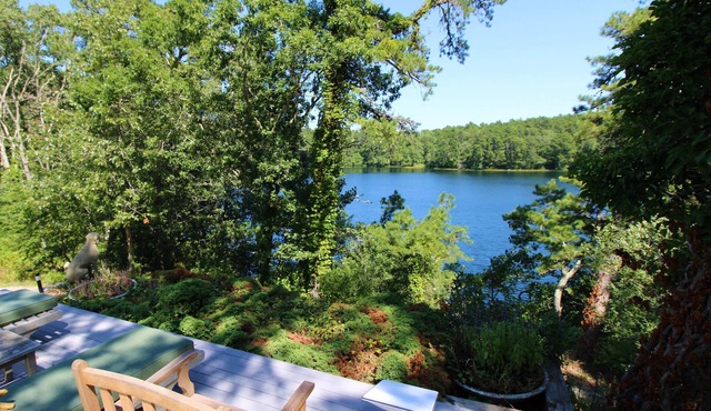 Private Cottage Compound On Ryders Pond with Pristine Yard (2215) in Truro