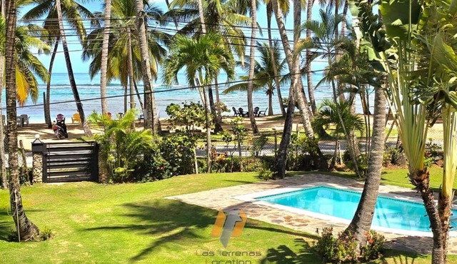 Sea Front villa on the famous LAS BALLENAS BEACH/6BR A/C/Private pool/Wifi