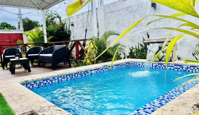 Small Paradise with a Private Garden and Pool in charming San Cristóbal