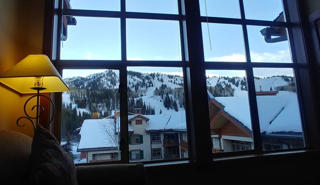 Stunning Mountain Views from Quiet Penthouse Powderhorn Condo in Solitude