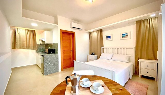 Stylish aparthouse with a sea view