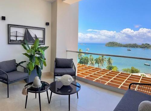 Stylish Studio Samaná Bay View, Pool and Gym Access