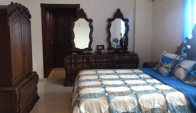 the biggest apartment.