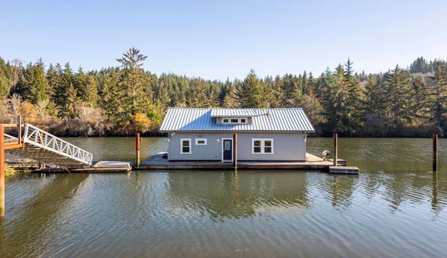 The Float House at Jack Creek in Astoria