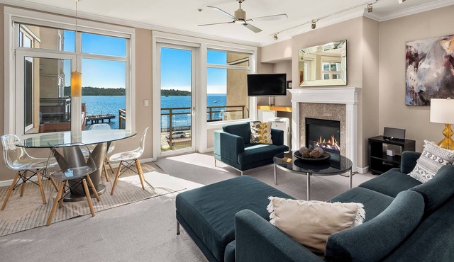 Upscale 2BR Steps to Pike Place Market & Seattle's only residence on the water in seattle