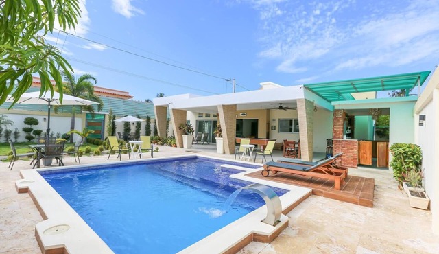 Villa Alida @Nagua +Pool+ Beach +DailyMaid & BBQ
