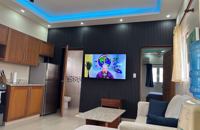 Downtown Sosua One Bedroom Condo with onsite Bar and Cigar Lounge.