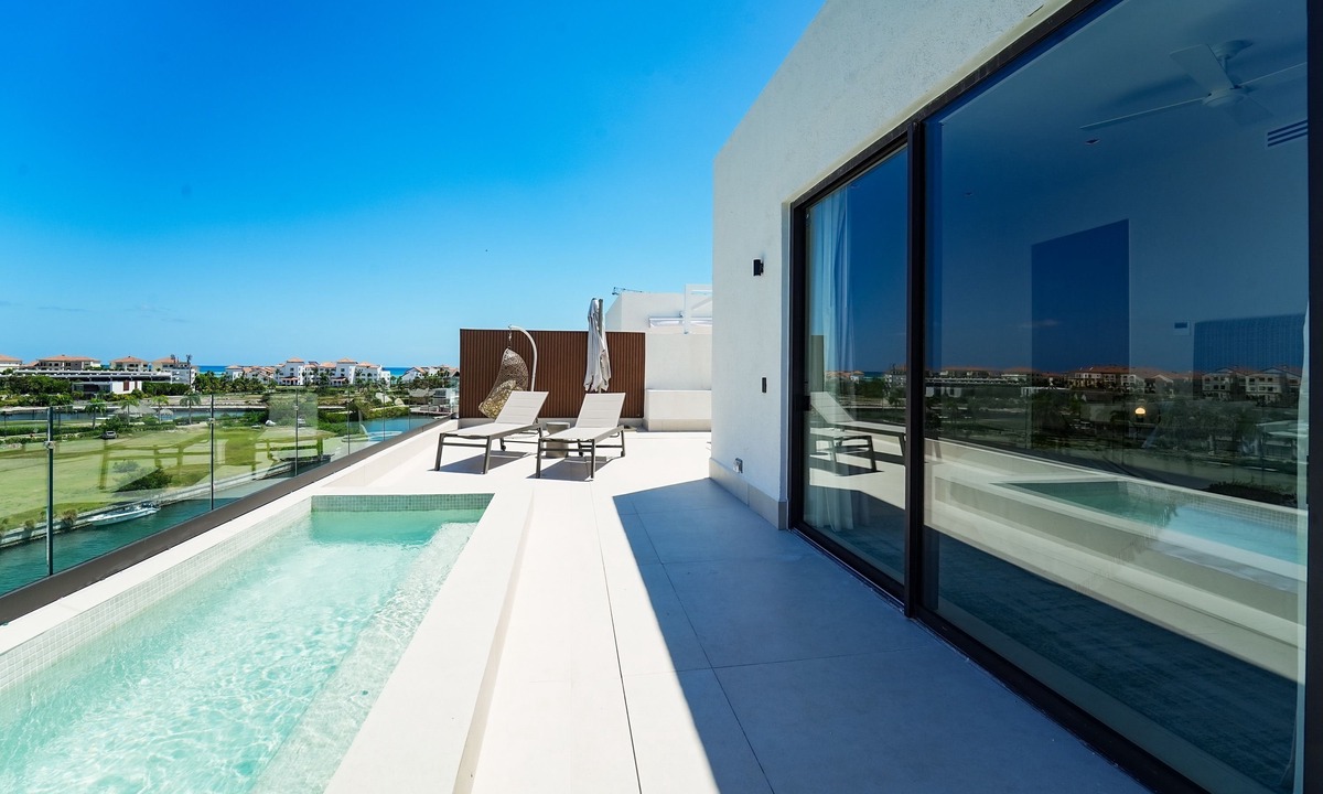 Cap Cana Marina Apartment | Marina Garden Penthouse 3 Bedroom Apartment