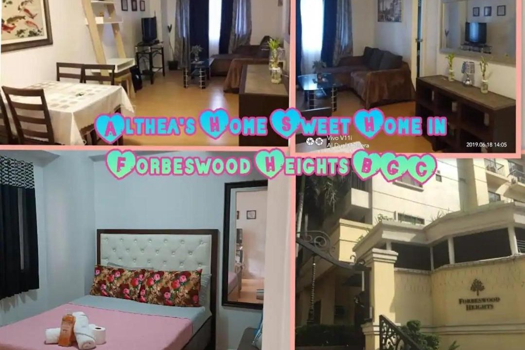 Bonifacio Global City Apartment | Althea's Homestay at Forebeswood Height