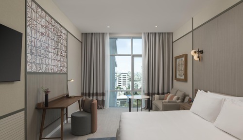 Deluxe Room, 2 Double Beds (High Floor)