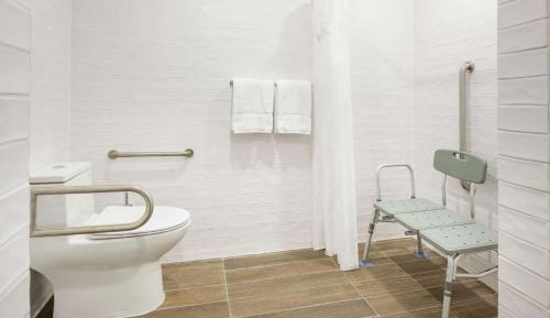 Queen Studio with Roll-In Shower - Mobility Access/Non-Smoking