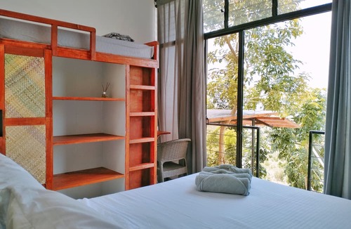Tubod Cabin | Mahogany Cabin at Las Terrazas de Barili. 1 Queen Bed plus 1 extra single bed.