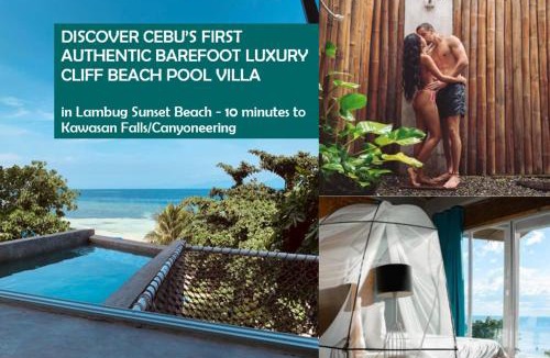 Lambug Villa | Beachfront Villa with Private Pool on 1,5 km Lambug Beach, Kawasan Falls 10 Min, Badian Moalboal - The Verge Cebu