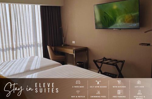 Makati Hotel | Eleve Suites Twin Suites at Novotel Hotel Residences at Acqua near BGC and Makati