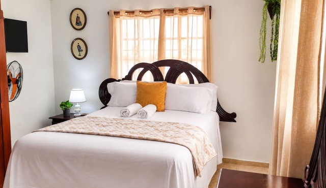 Bright Tropical Room with Private Bathroom | Villa Valencia